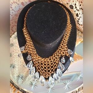 Necklace mesh Drop shape beads